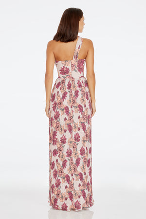 Idalia Gown / PEACH MULTI