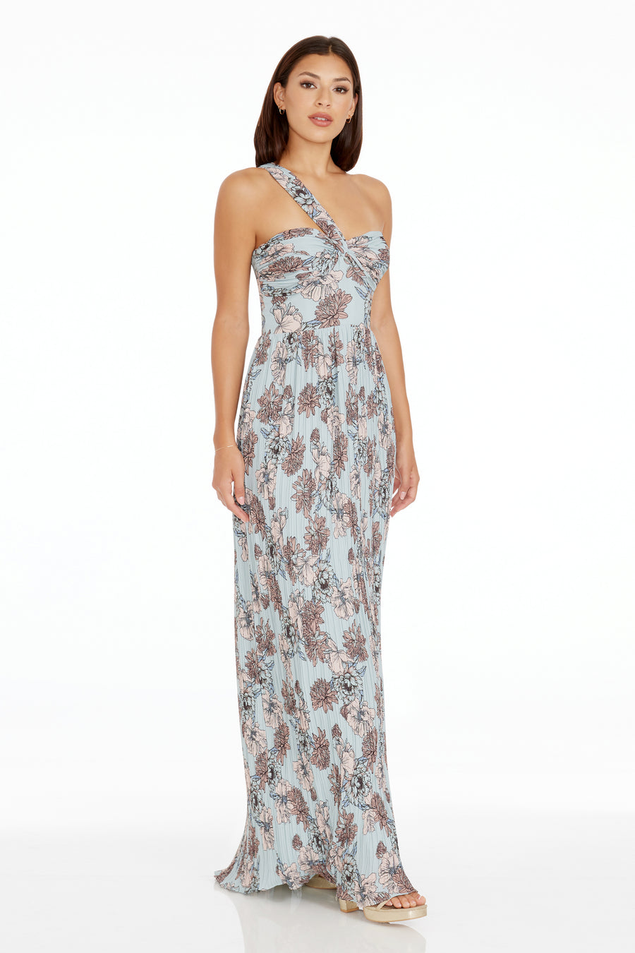 Idalia Floral Gown Dress the Population Idalia Floral Gown Dress the Population