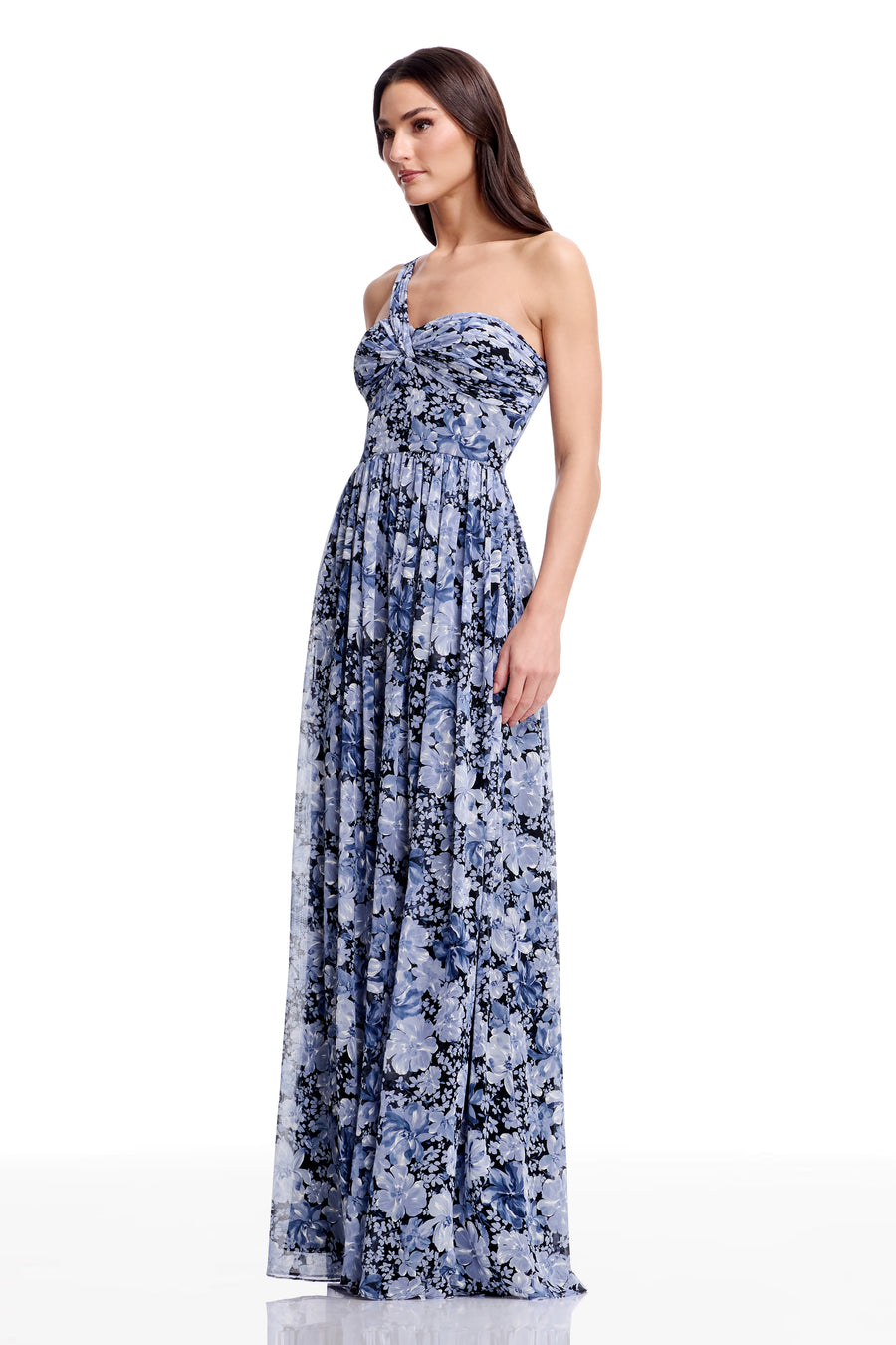 Idalia Gown / NAVY MULTI