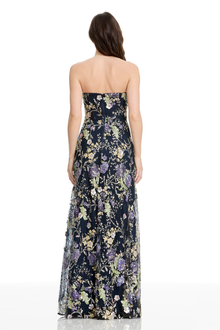 IMOGEN DRESS / NAVY MULTI