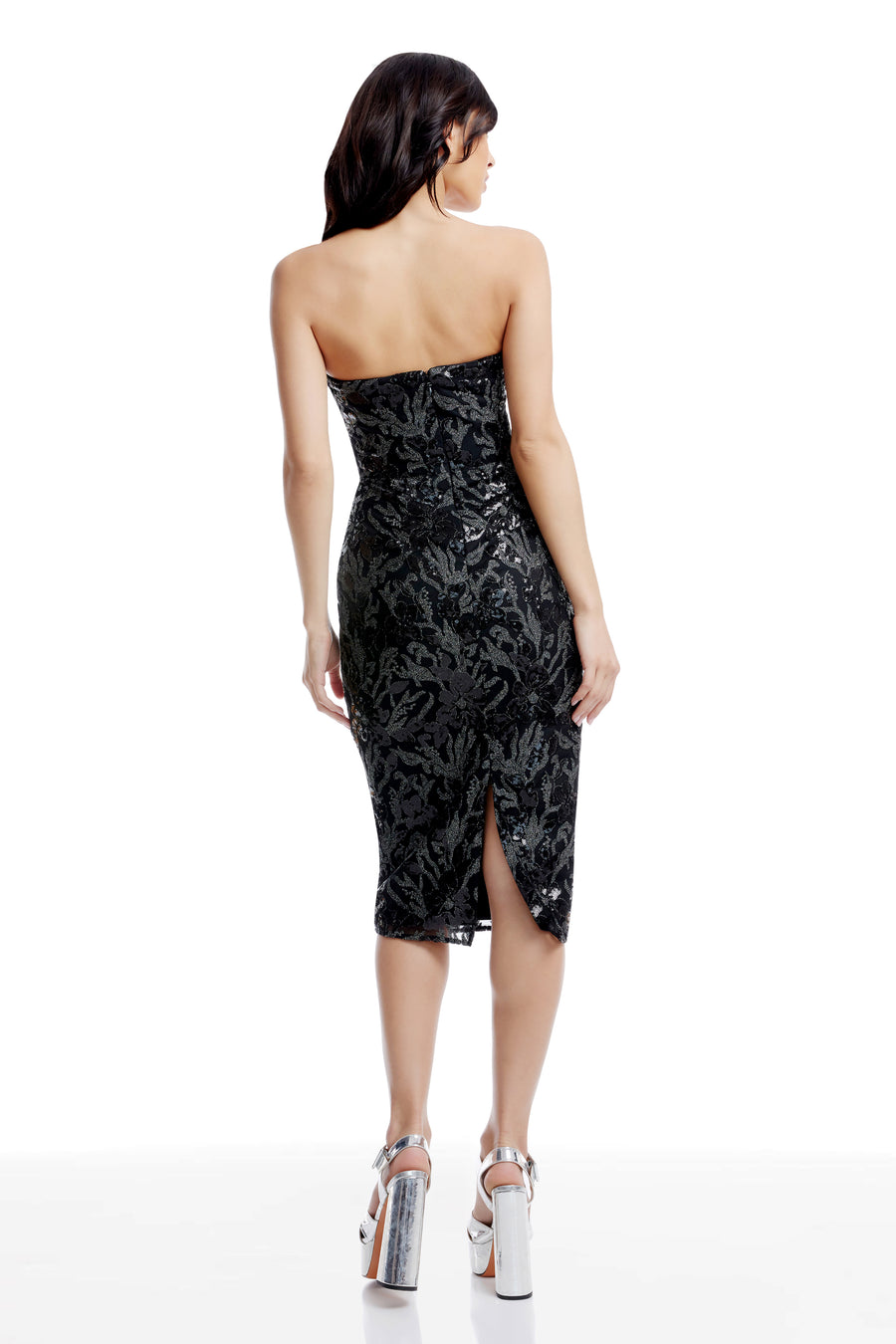 Irina Dress / BLACK MULTI