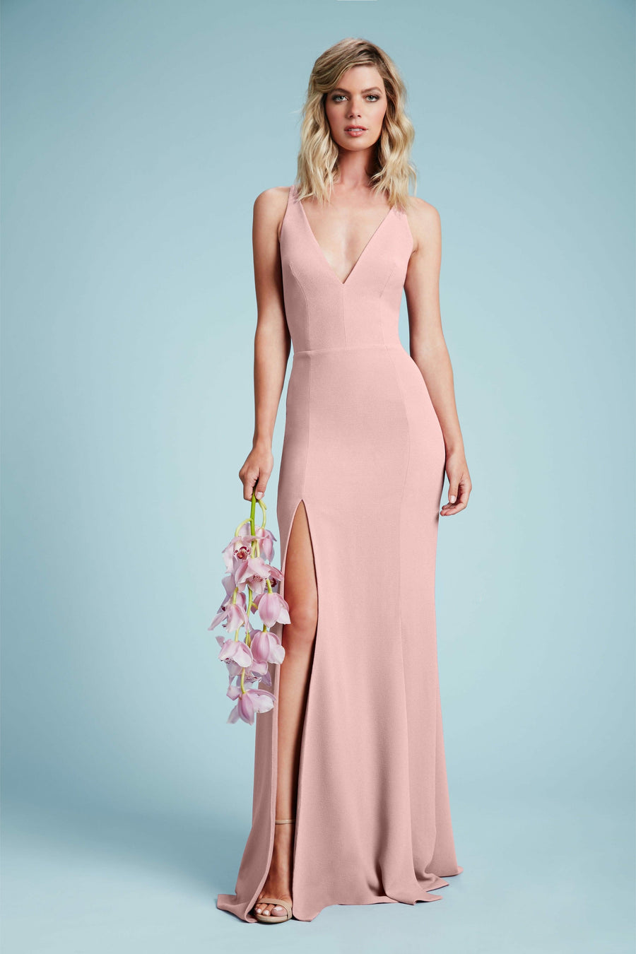 Rickie Freeman for Teri Jon One-Shoulder Draped Stretch Crepe Gown | Neiman  Marcus