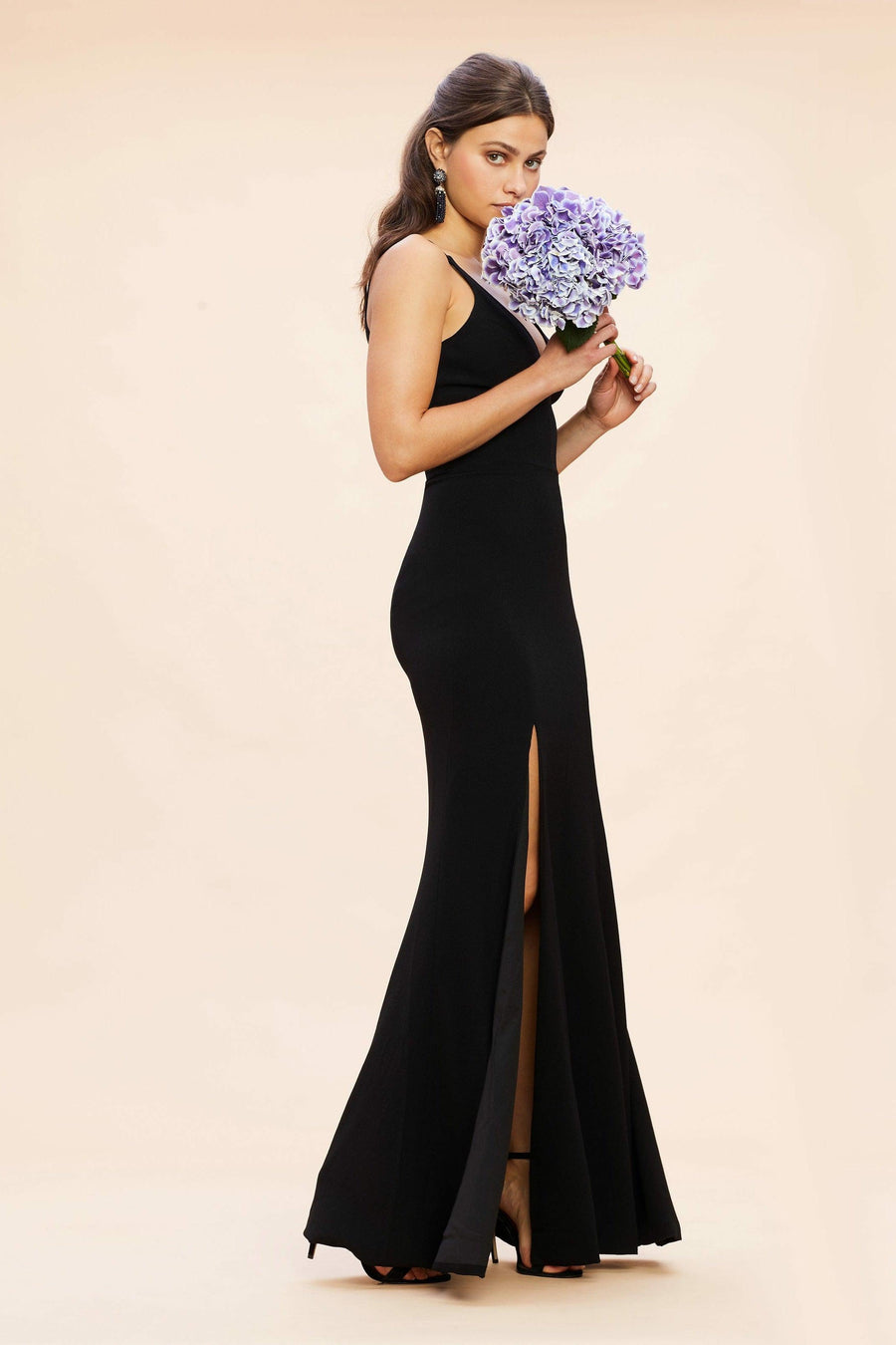 dress the population iris crepe gown Iris Gown Dress the Population