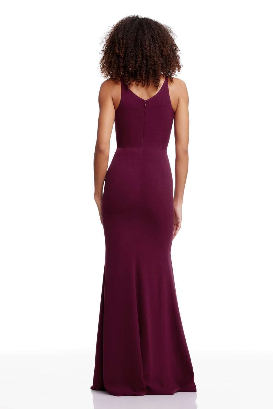 Iris Gown / DARK MAGENTA
