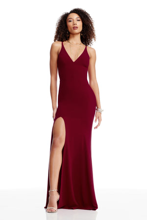 IRIS GOWN / GARNET