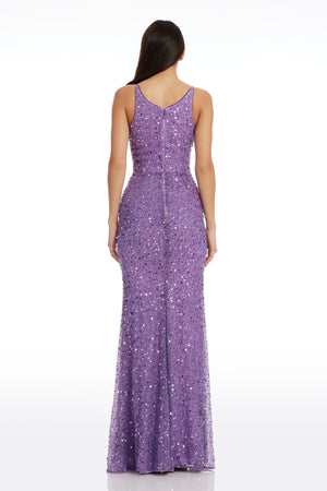 Iris Gown / LAVENDER MULTI