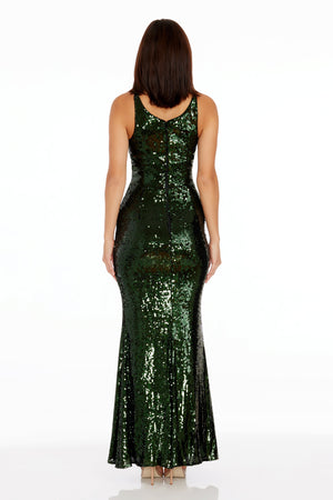 Iris Gown / DEEP EMERALD