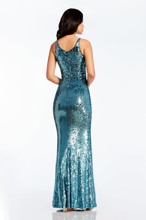 Iris Gown / ICE BLUE MULTI