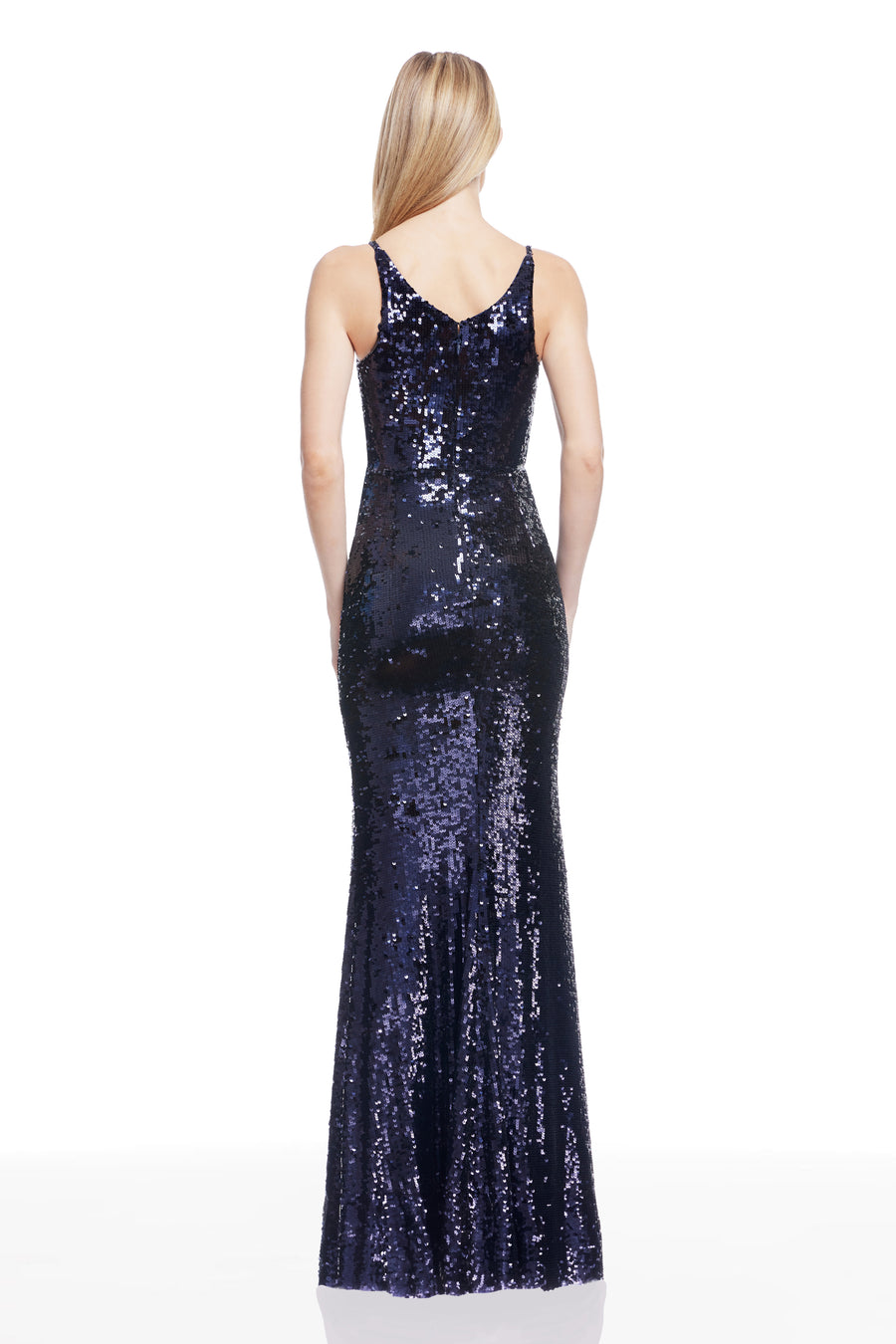 dress the population iris gown Iris Gown L / CHAMPAGNE