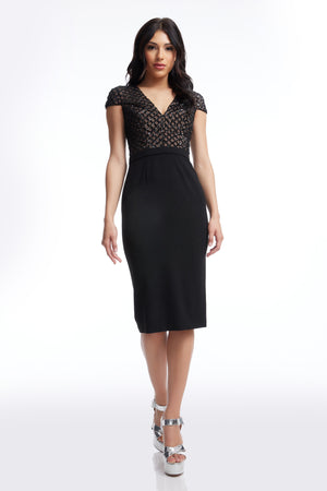 Ivy Dress / BLACK-NUDE