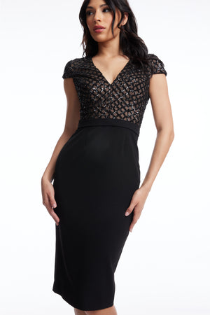 Ivy Dress / BLACK-NUDE