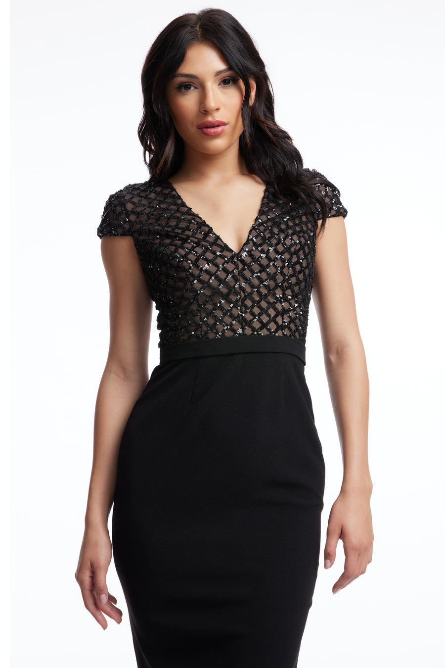 Ivy Dress / BLACK-NUDE