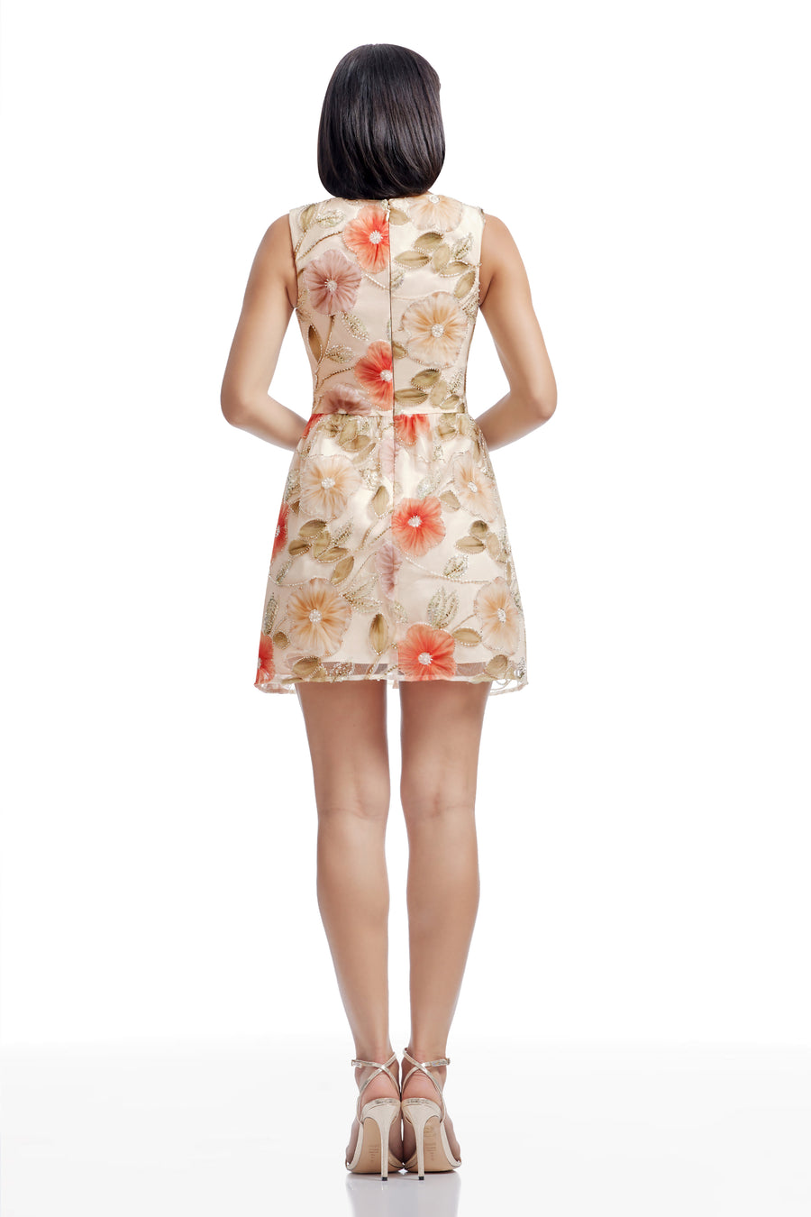 Jackie Dress / Champagne Multi