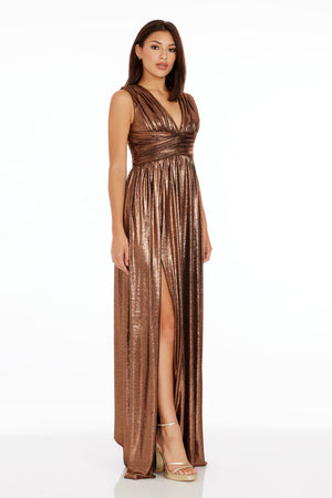 Jaclyn Dress / BRONZE
