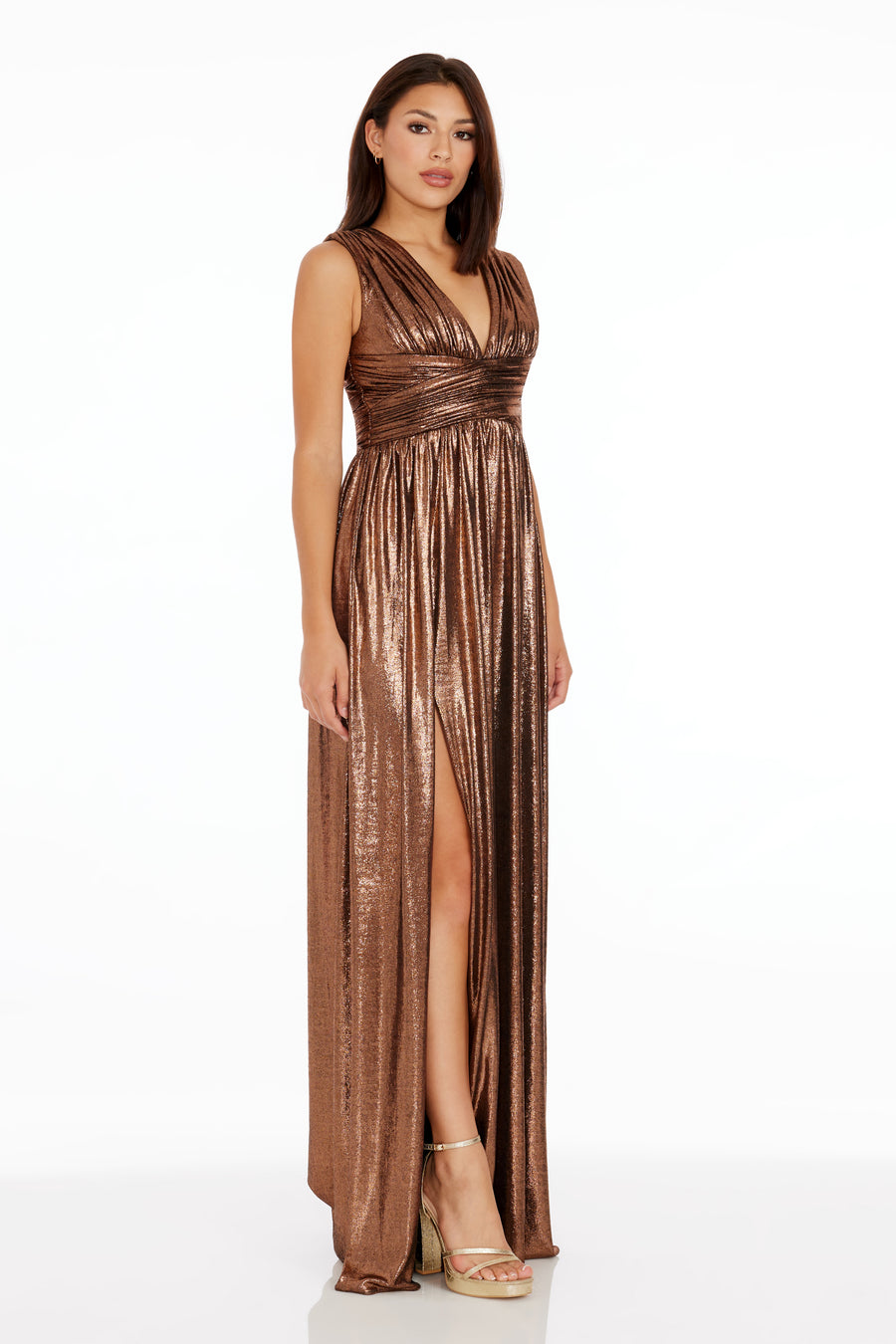 Jaclyn Dress / BRONZE