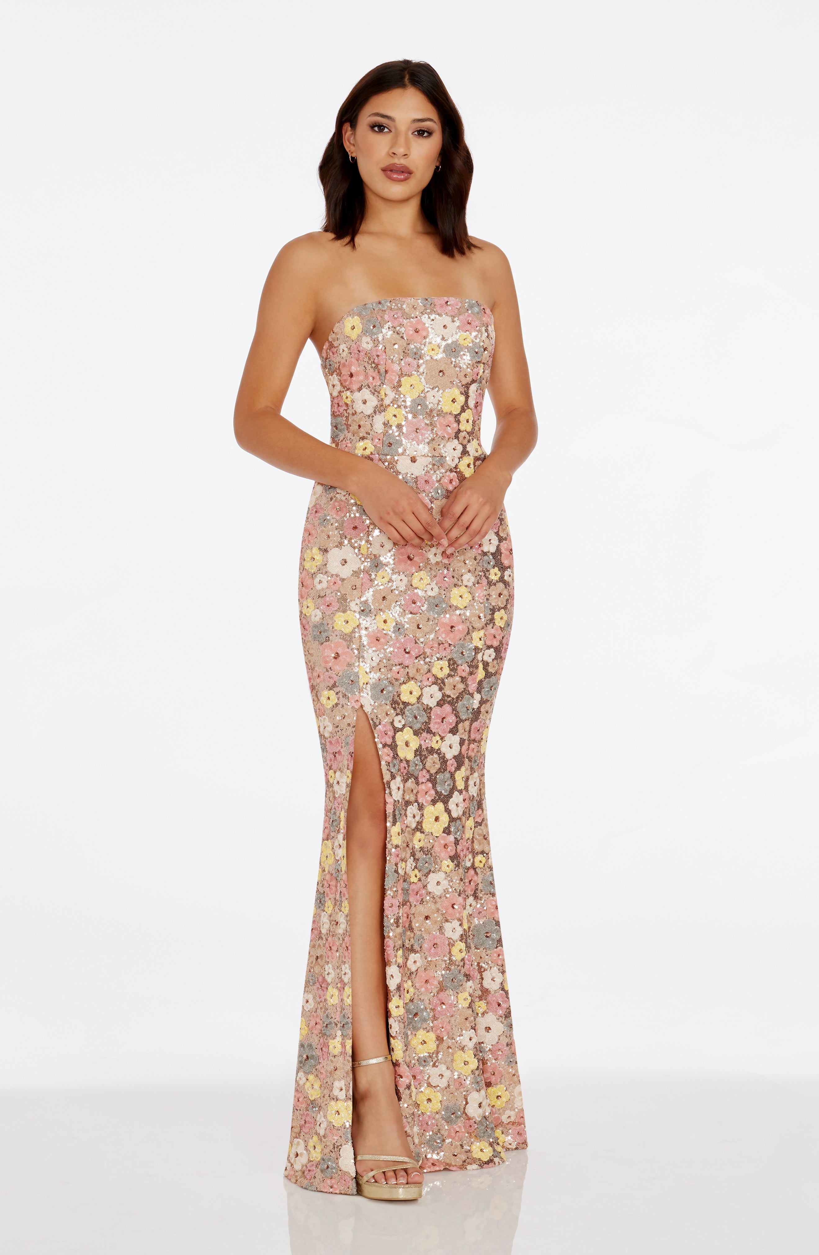 Dress The Population Janelle Mermaid Gown Dress The Population Janelle Mermaid Gown