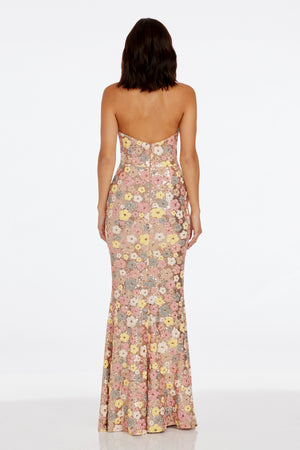 Janelle Dress / ROSE GOLD MULTI