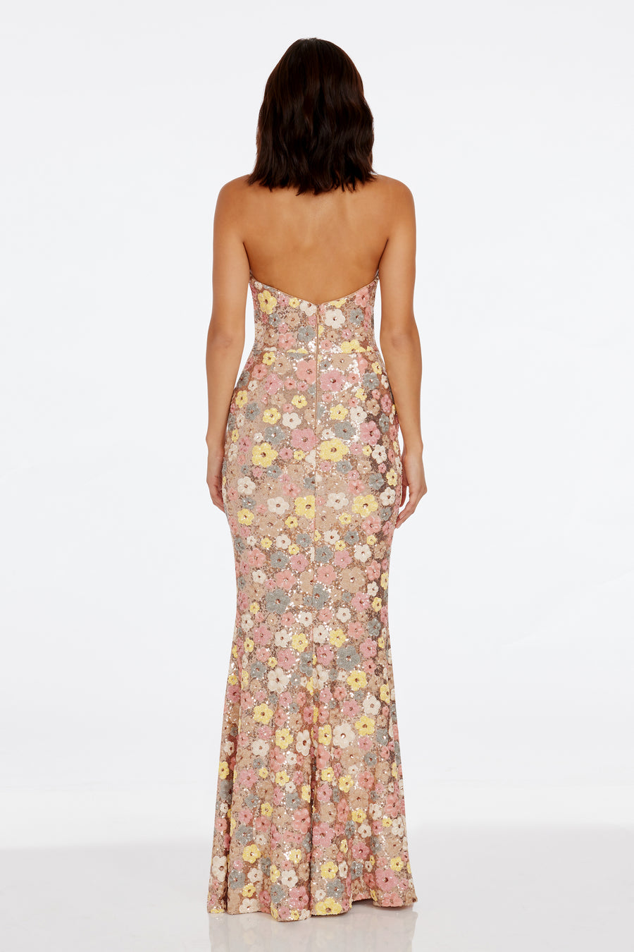 Janelle Dress / ROSE GOLD MULTI