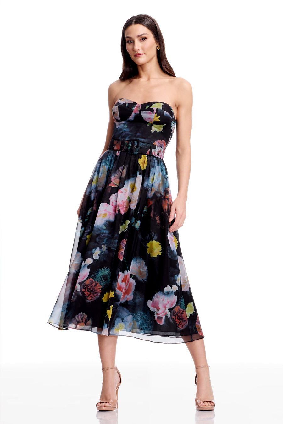 Jenny Dress / BLACK MULTI