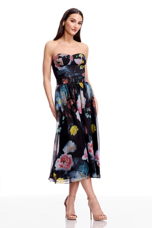 Jenny Dress / BLACK MULTI