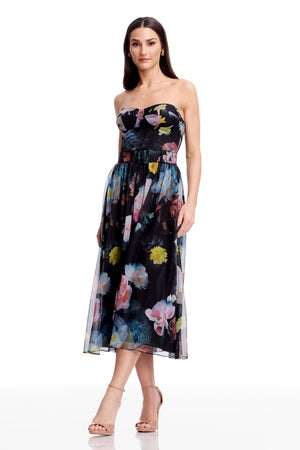 Jenny Dress / BLACK MULTI