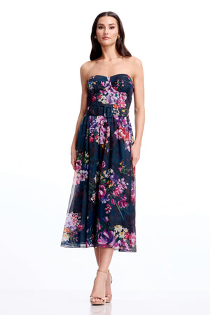 Jenny Dress / PEACOCK BLUE MULTI