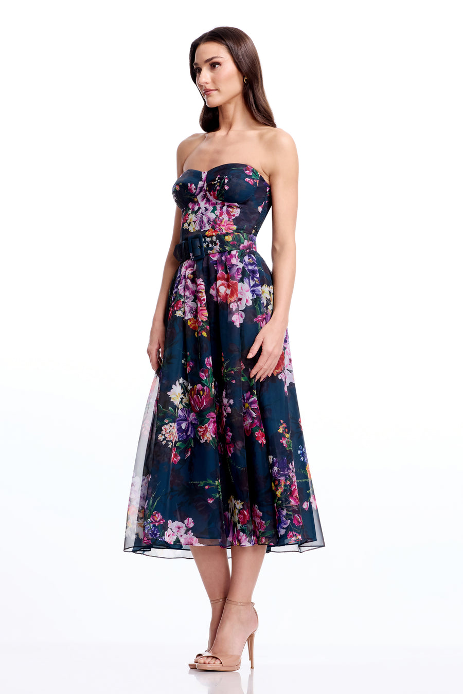 Jenny Dress / PEACOCK BLUE MULTI