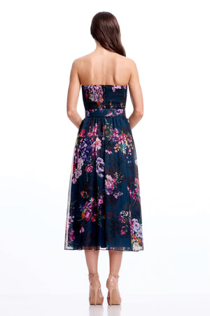Jenny Dress / PEACOCK BLUE MULTI