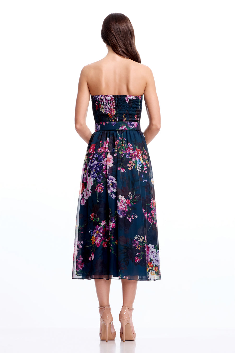 Jenny Dress / PEACOCK BLUE MULTI