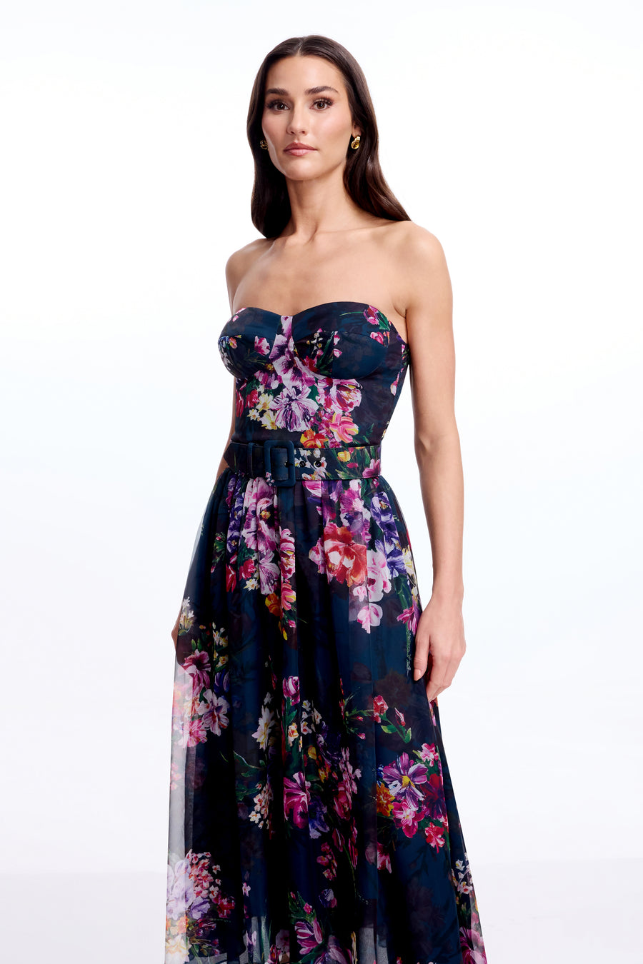 Jenny Dress / PEACOCK BLUE MULTI