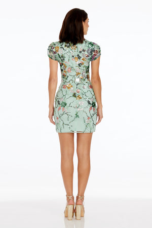 Jillian Dress / SAGE MULTI