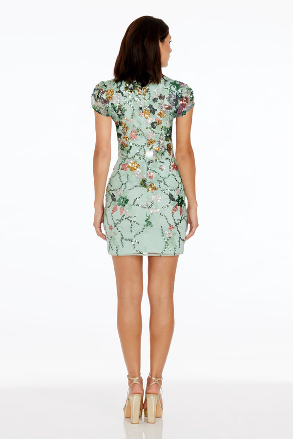 Jillian Dress / SAGE MULTI