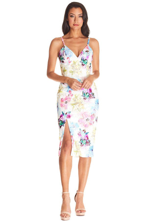 Joelle Dress / RASBERRY MULTI