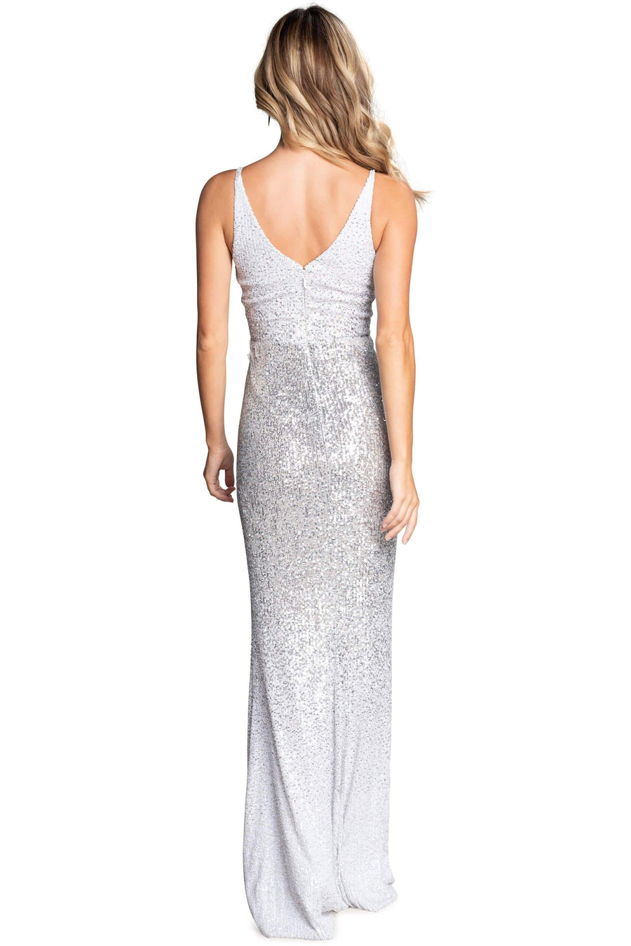 Jordana Gown / WHITE/SILVER