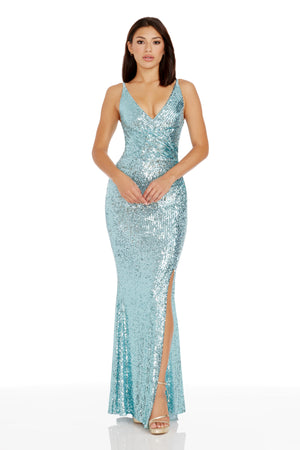 Jordan Dress / LIGHT ICE BLUE