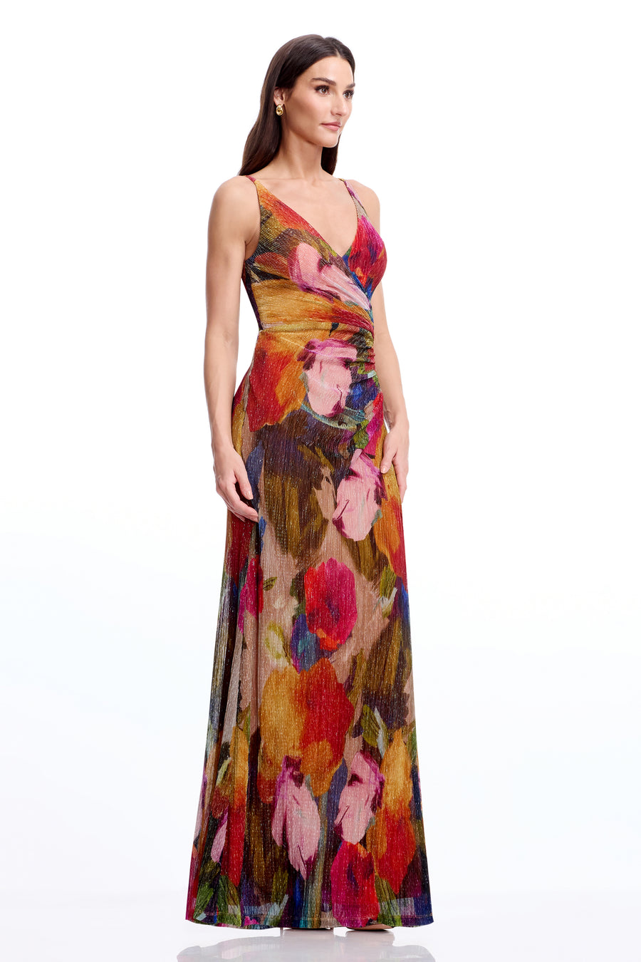 Jordan Gown / BRIGHT ROSE MULTI