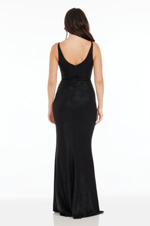 Jordan Dress / BLACK METALLIC