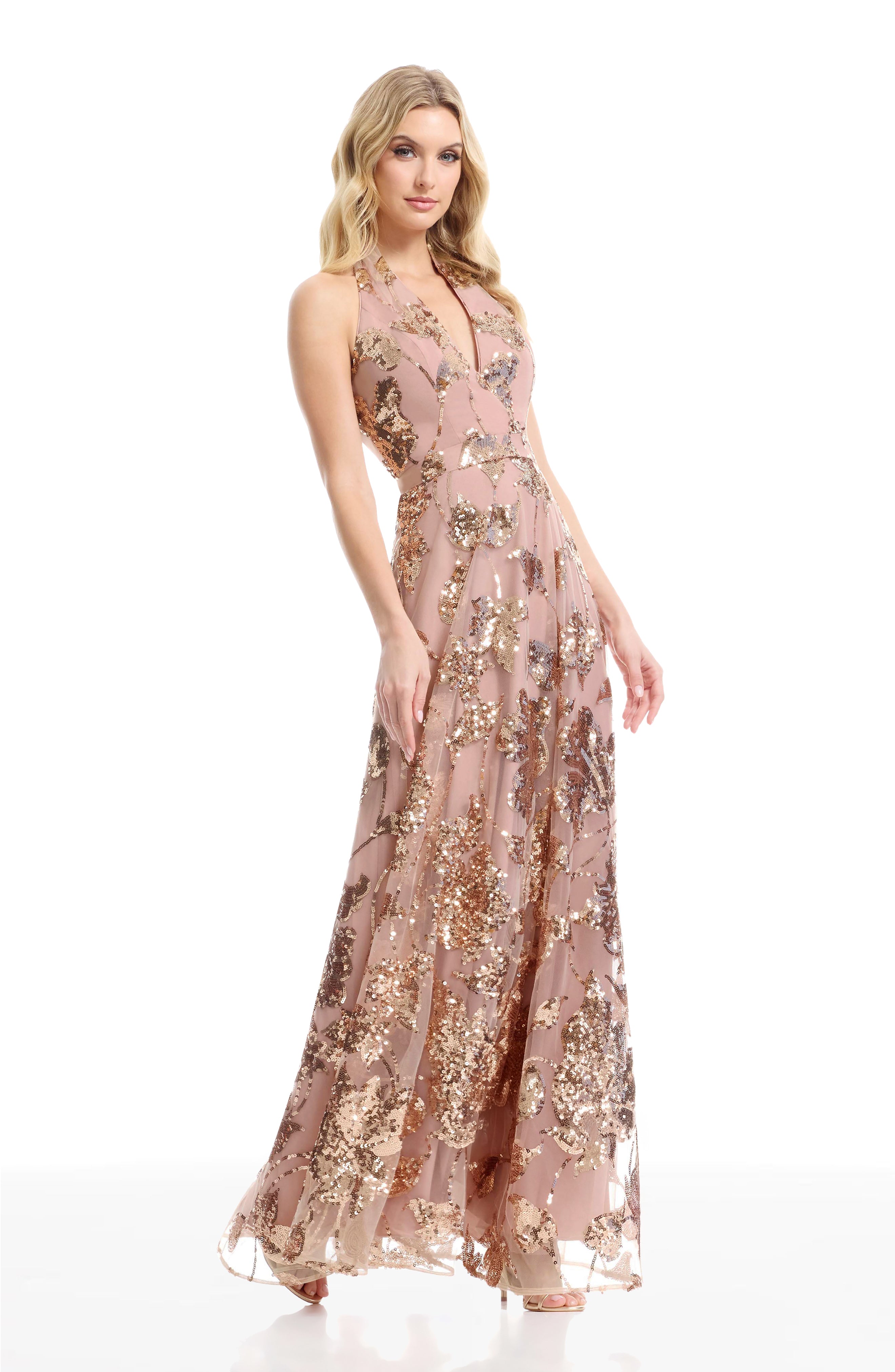 Josephine Gown M / ROSE GOLD