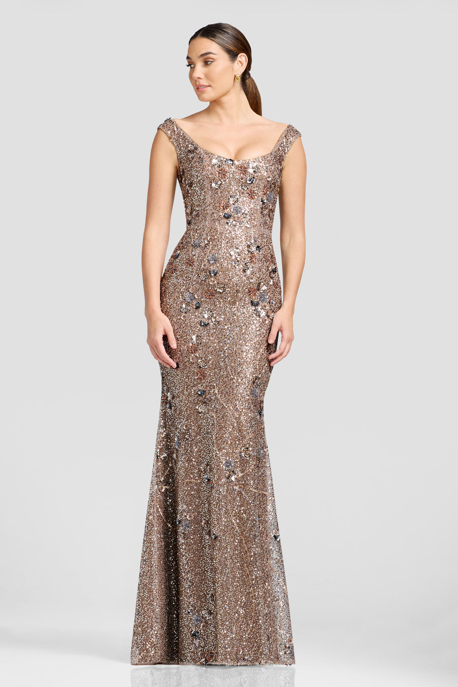 JOSIE DRESS / BRONZE MULTI