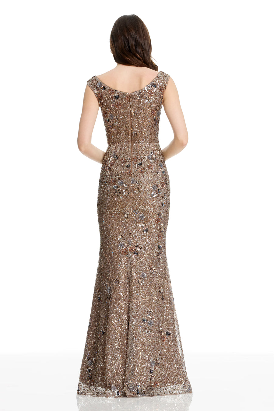 JOSIE DRESS / BRONZE MULTI