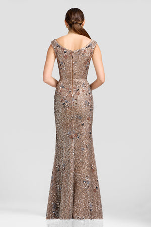 JOSIE DRESS / BRONZE MULTI