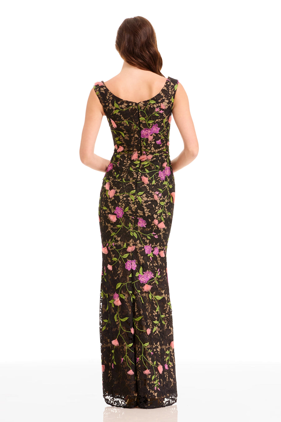 JOSIE DRESS / BLACK MULTI