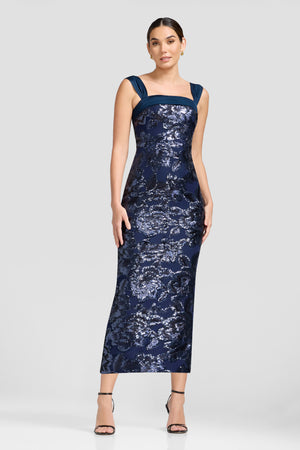 Julie Dress / NAVY MULTI