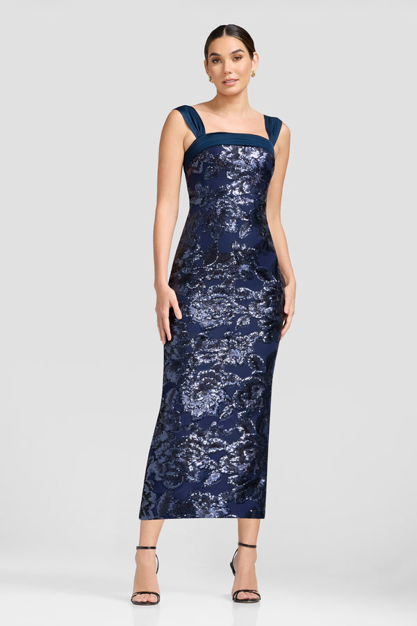 Julie Dress / NAVY MULTI