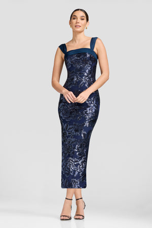 Julie Dress / NAVY MULTI