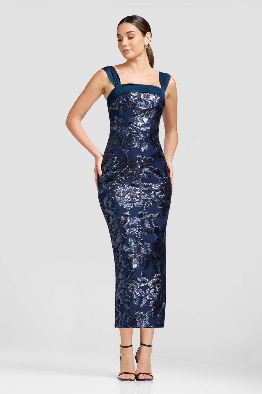 Julie Dress / NAVY MULTI