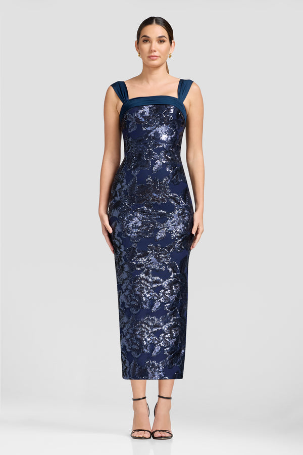 Julie Dress / NAVY MULTI