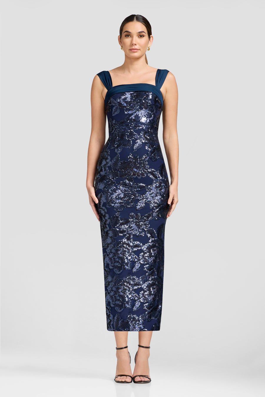 Julie Dress / NAVY MULTI