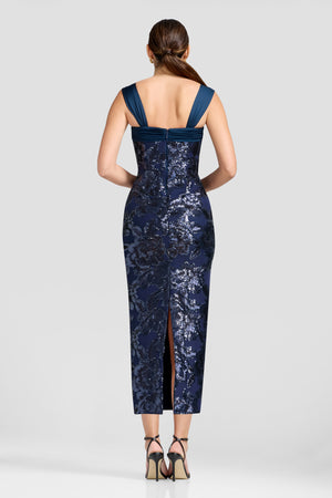 Julie Dress / NAVY MULTI