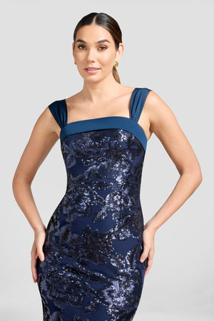 Julie Dress / NAVY MULTI